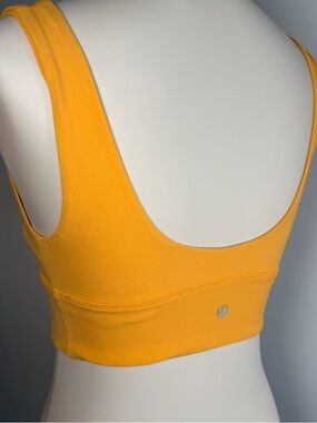 lululemon athletica Bright orange Scoop-Back Sports Bra